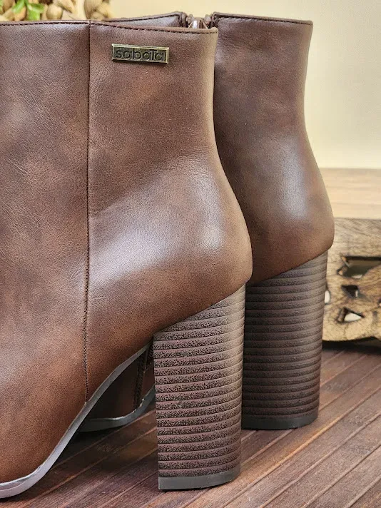 Botines Sabata para dama KYOTO-1024 BROWN