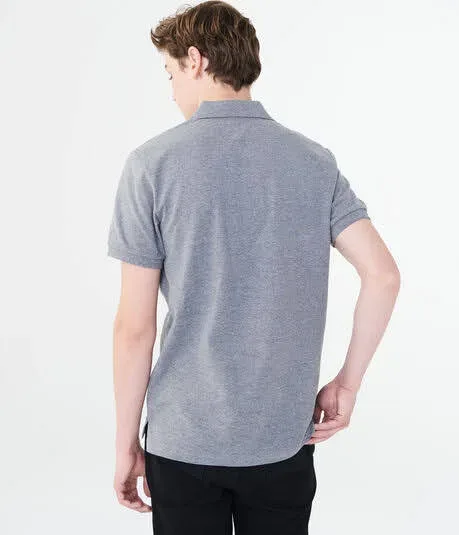 Camiseta Aeropostale para caballero color gris claro