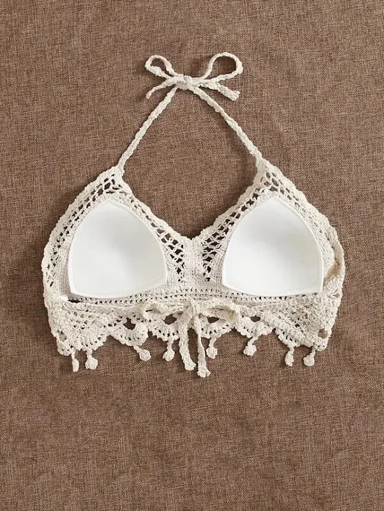 Salida de playa para dama color beige
