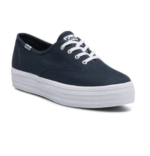Tenis Keds para dama color azul PLATFORM CANVAS NAVY