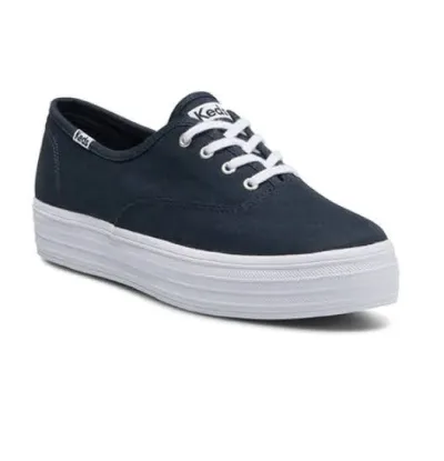 Tenis Keds para dama color azul PLATFORM CANVAS NAVY