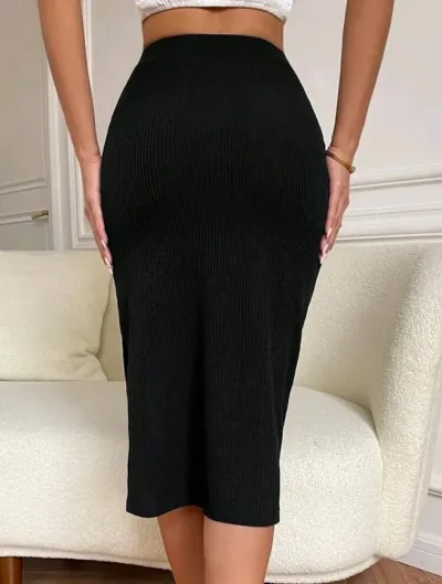 Falda para dama color negro
