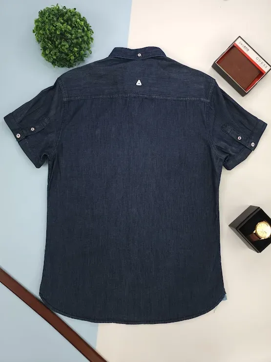 Camisa Hummer para caballero color azul oscuro
