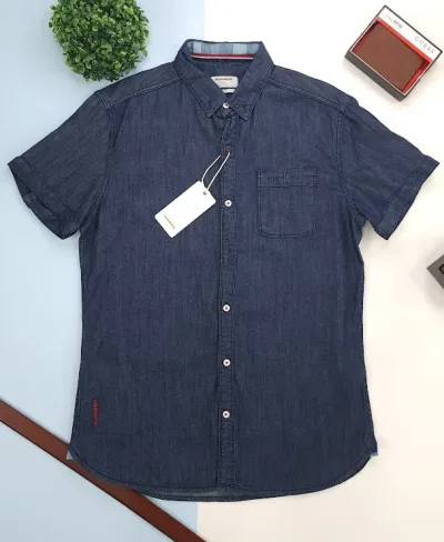 Camisa Hummer para caballero color azul oscuro