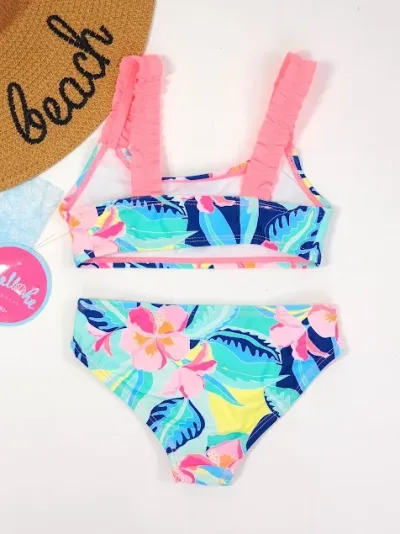 Vestido de baño Shell Ha para niña multicolor