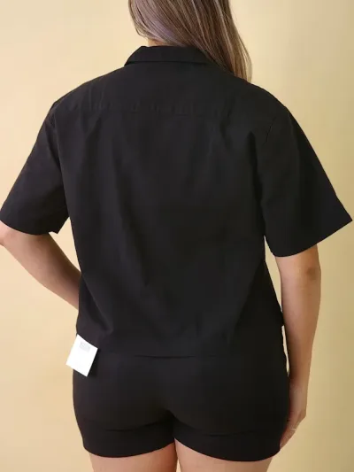 Camisa Estivaneli para dama BUW-24L-19887 COLOR NEGRO
