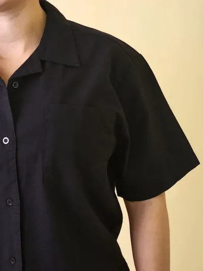 Camisa Estivaneli para dama BUW-24L-19887 COLOR NEGRO