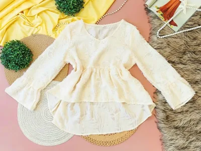 Blusa para dama color crema