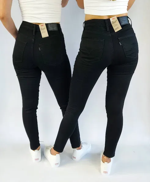 Jeans para dama Levis 721-0024 High Rise Skinny color negro