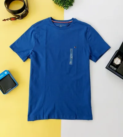 Camiseta Tommy Hilfiger color azul índigo
