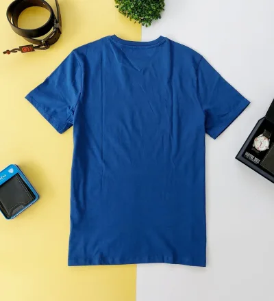 Camiseta Tommy Hilfiger color azul índigo