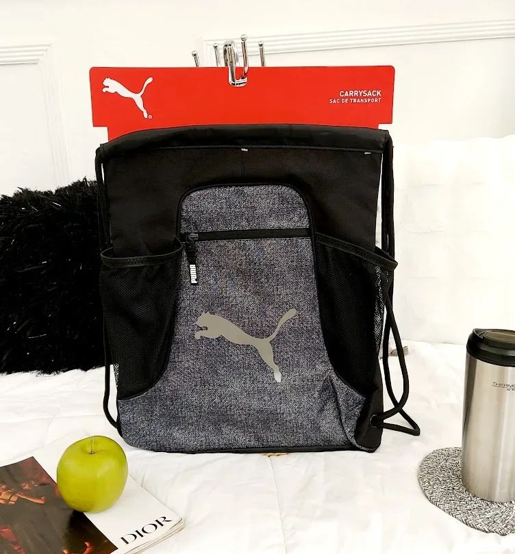 Bolso Puma para caballero color gris y negro