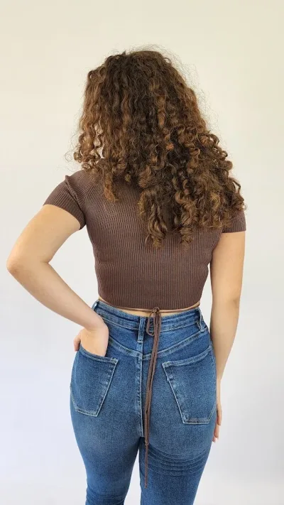 Blusa para dama color café