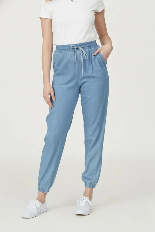 Pantalón Tean Rose para dama #IB83206 COLOR CELESTE