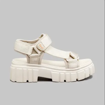 Sandalias Coral Percy 3 White Off para dama