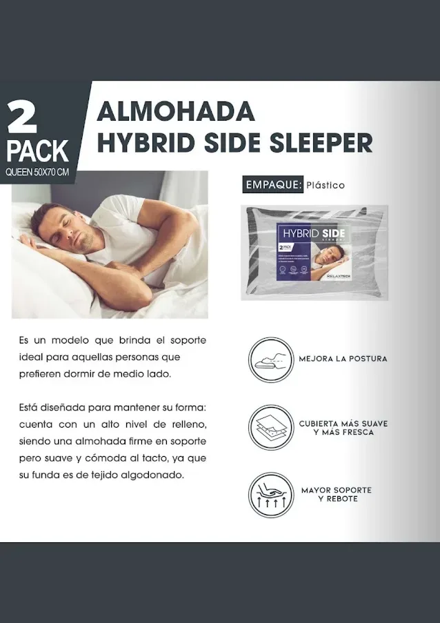 Almohada Hybrid Side Sleeper