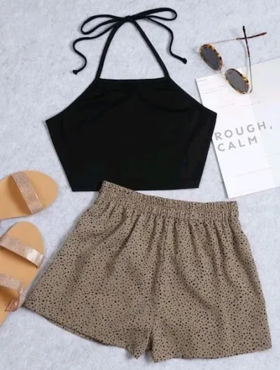 Conjunto para dama multicolor