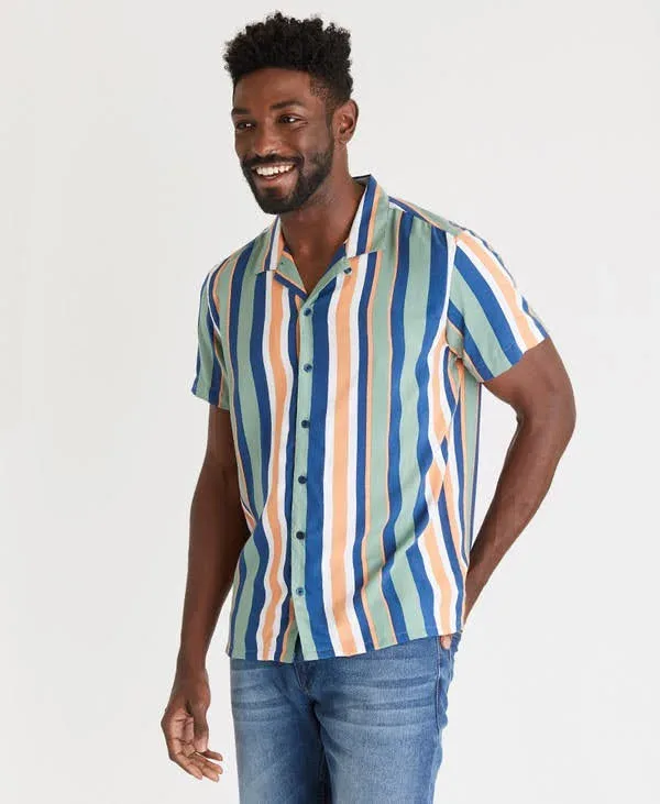 Camisa para caballero diseño a rayas