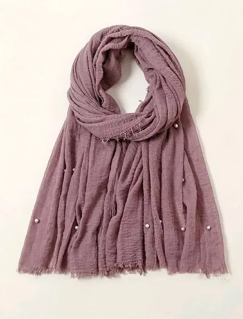 Bufanda para dama color morado claro