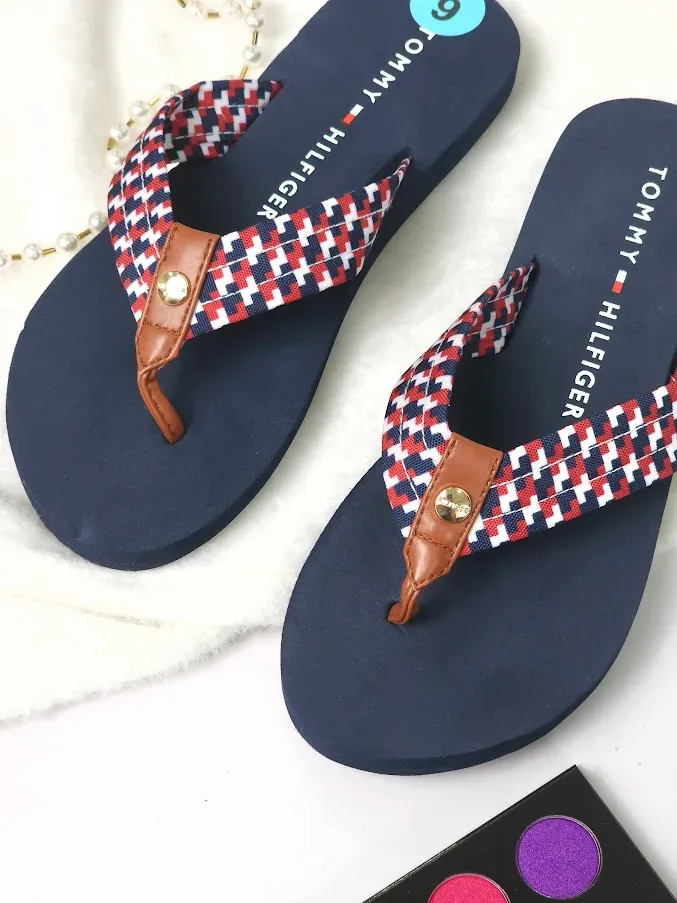 Sandalias Tommy Hilfiger para dama color azul