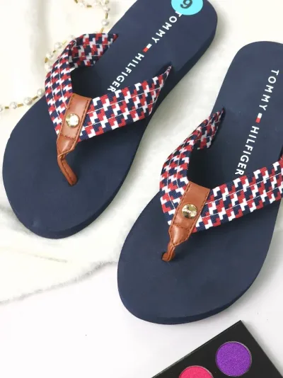 Sandalias Tommy Hilfiger para dama color azul
