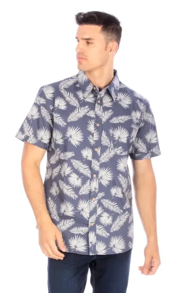 Camisa para caballero diseño tropical