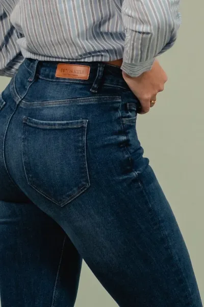 Jeans Skinny Estivaneli para dama color azul oscuro LNY-4206