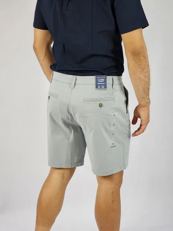 Short Náutica para caballero color gris claro