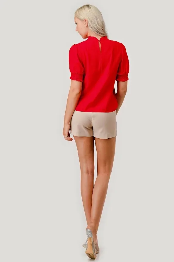 Blusa Michel para dama color rojo