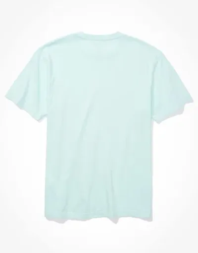Camiseta American Eagle para caballero color verde menta