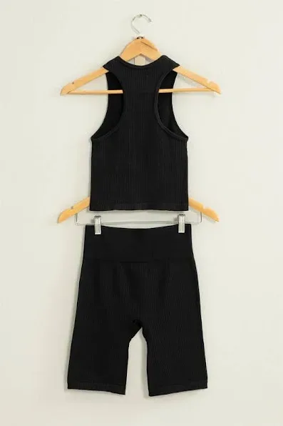 Conjunto deportivo para dama color negro