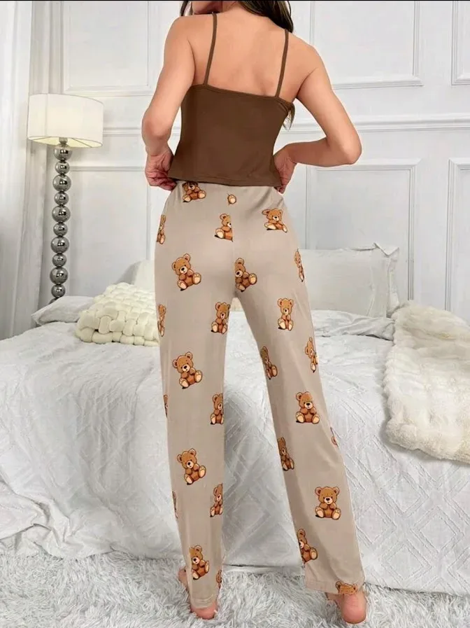 Pijama para dama diseño de oso
