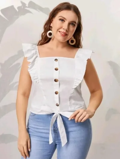 Blusa para dama color blanco