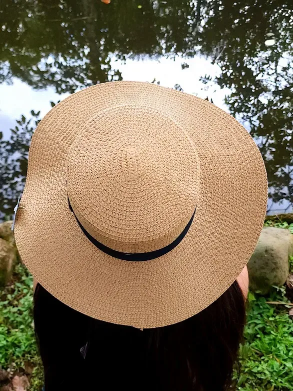 Sombrero para dama color beige oscuro