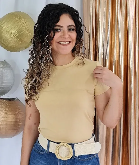 Blusa para dama color beige