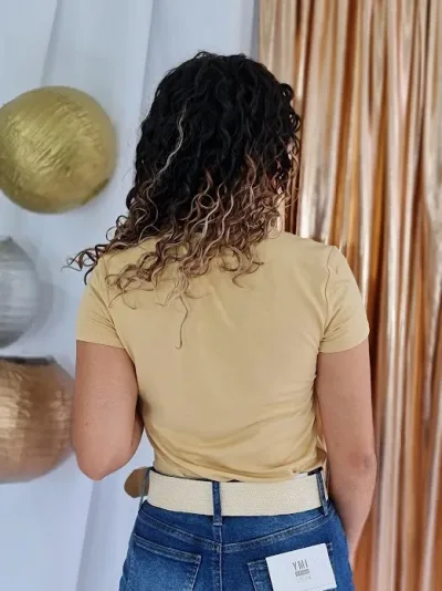 Blusa para dama color beige