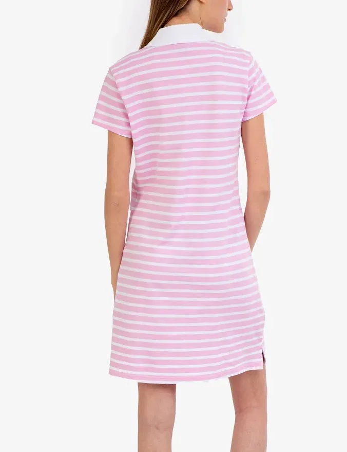 Vestido U.S Polo para dama diseño a rayas