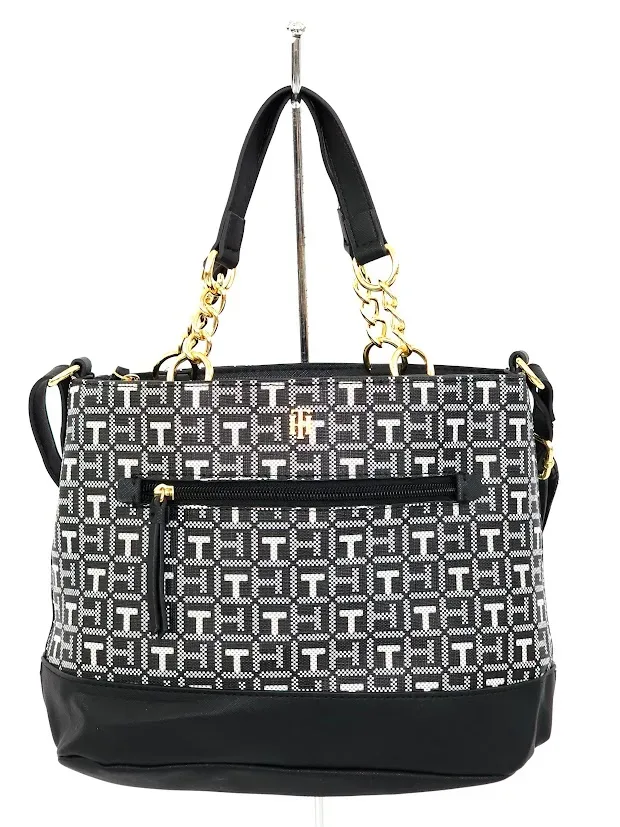 Bolso de hombro Tommy Hilfiger para dama color gris