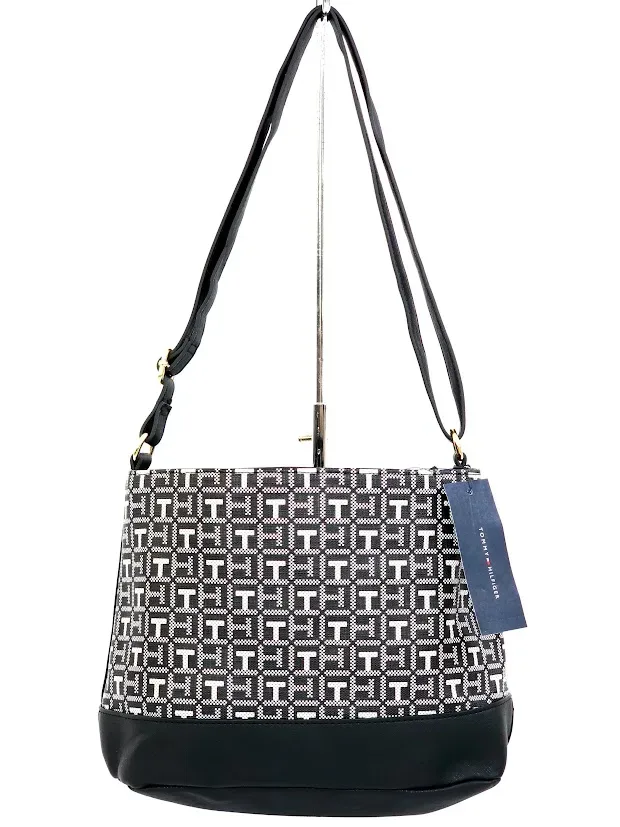 Bolso de hombro Tommy Hilfiger para dama color gris