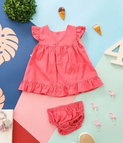 Vestido para niña color fucsia 1720