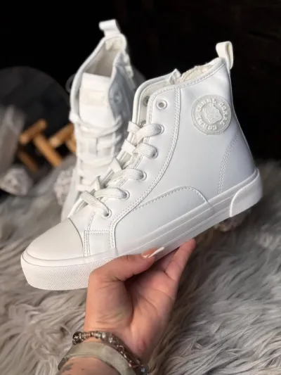 Tenis Coral KITTY ALL WHITE para Niña
