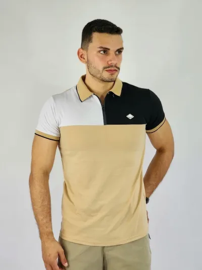 Camiseta de hombre Touch and Go multicolor