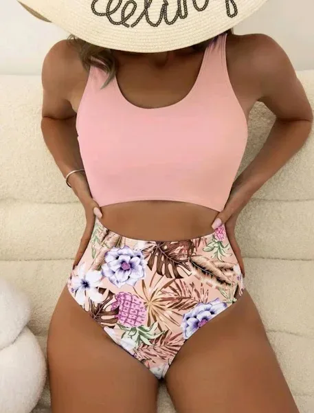 Vestido de baño para dama multicolor