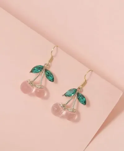 Aretes  de fantasía para dama multicolor
