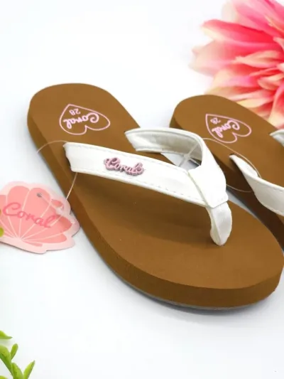 Sandalias Coral Uvita 9 Kids white para niña