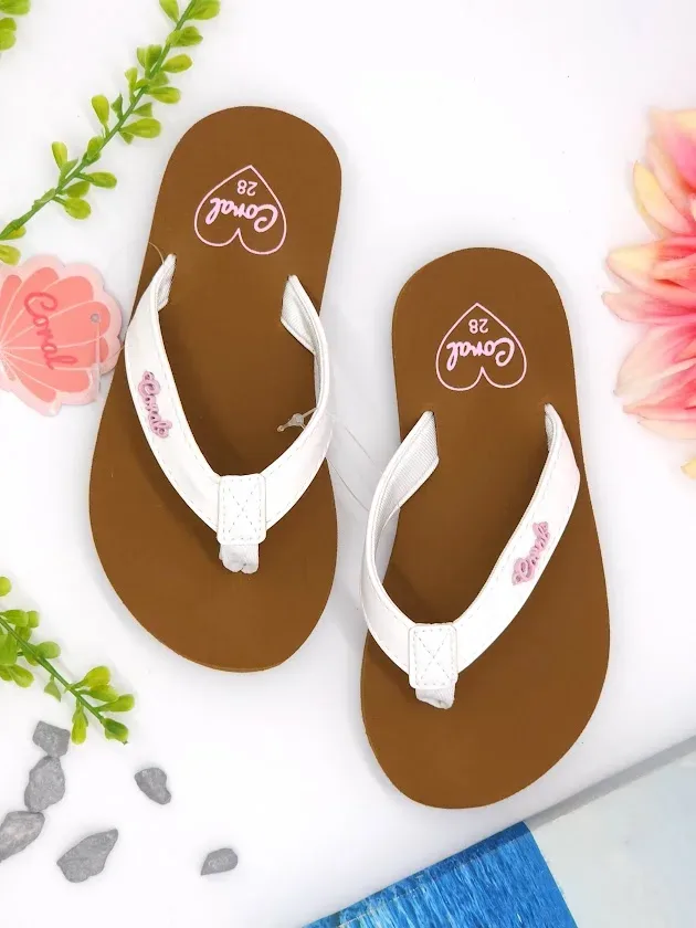 Sandalias Coral Uvita 9 Kids white para niña
