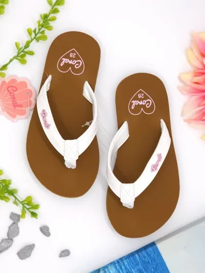 Sandalias Coral Uvita 9 Kids white para niña