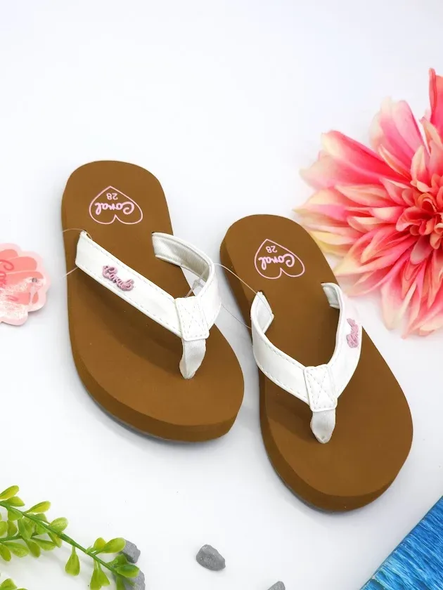 Sandalias Coral Uvita 9 Kids white para niña