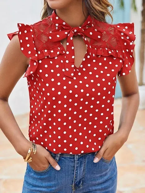 Blusa para dama color rojo