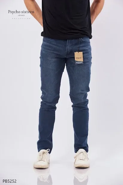 Jeans PSYCHO SIXTEEN para caballero Slim Fit PB5252 color azul